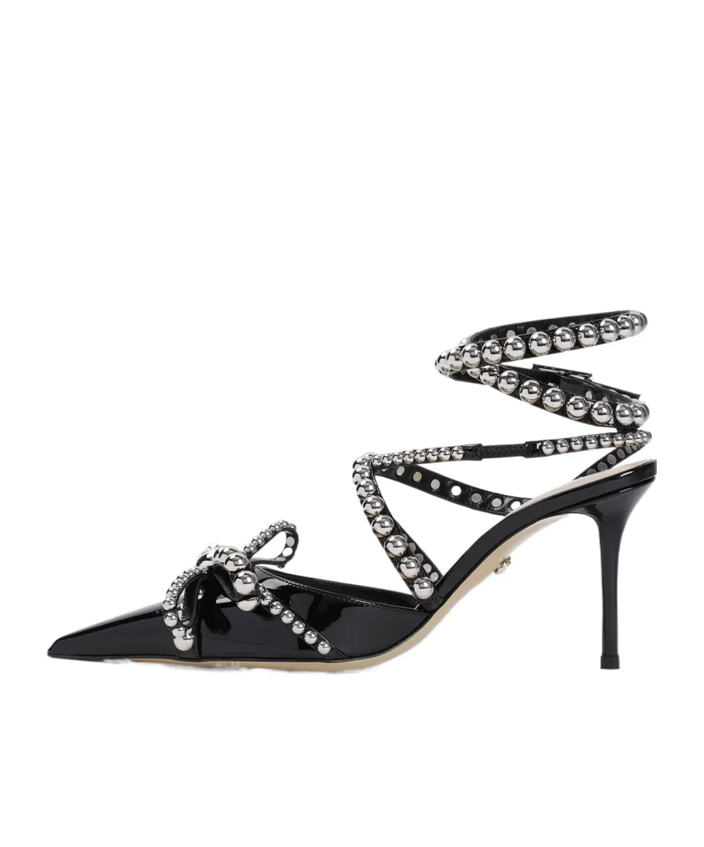 Bow Detail High-Heeled Sandals