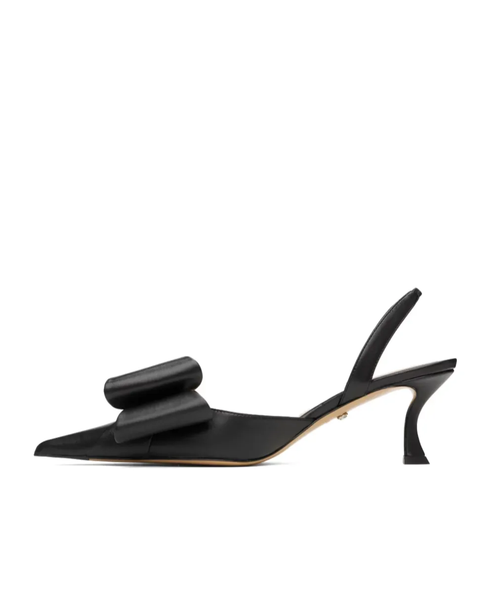 Le Cadeau Bow Detailed Slingback Pumps