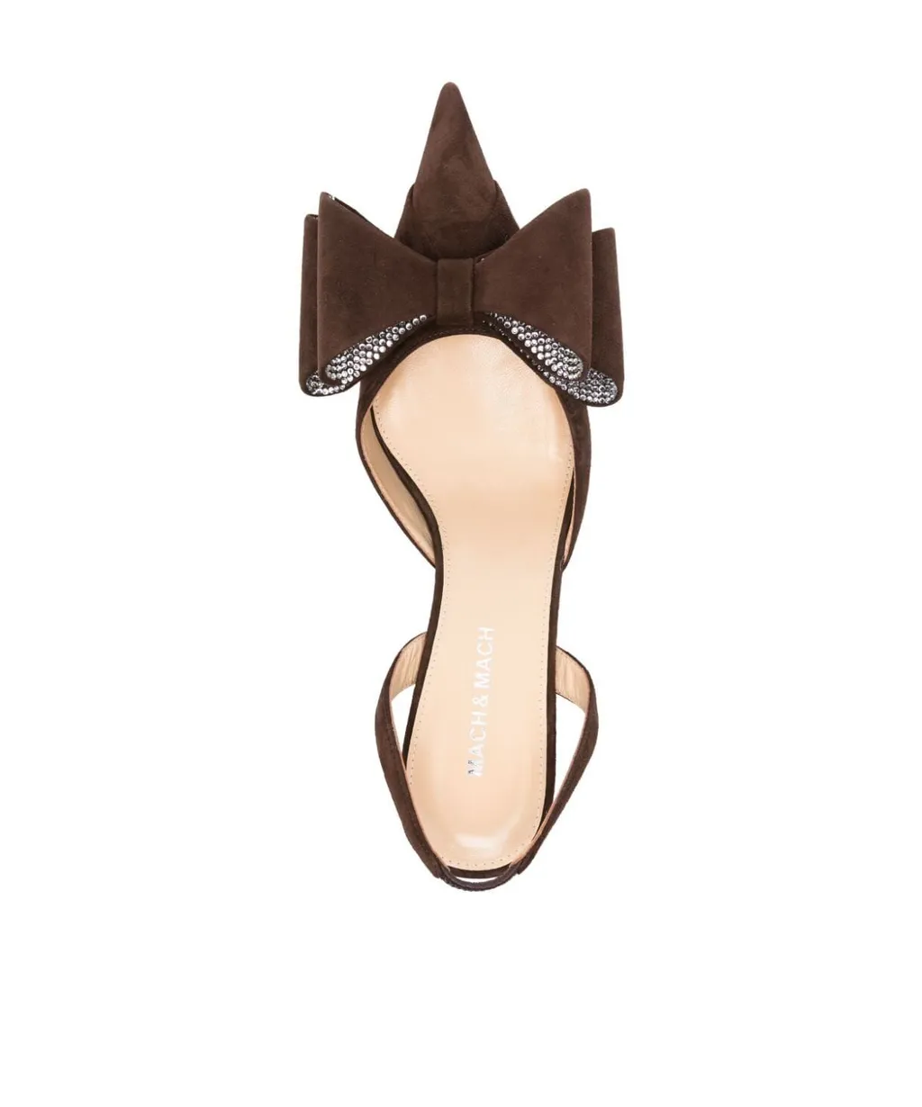 65Mm Bow-Embellished Pumps