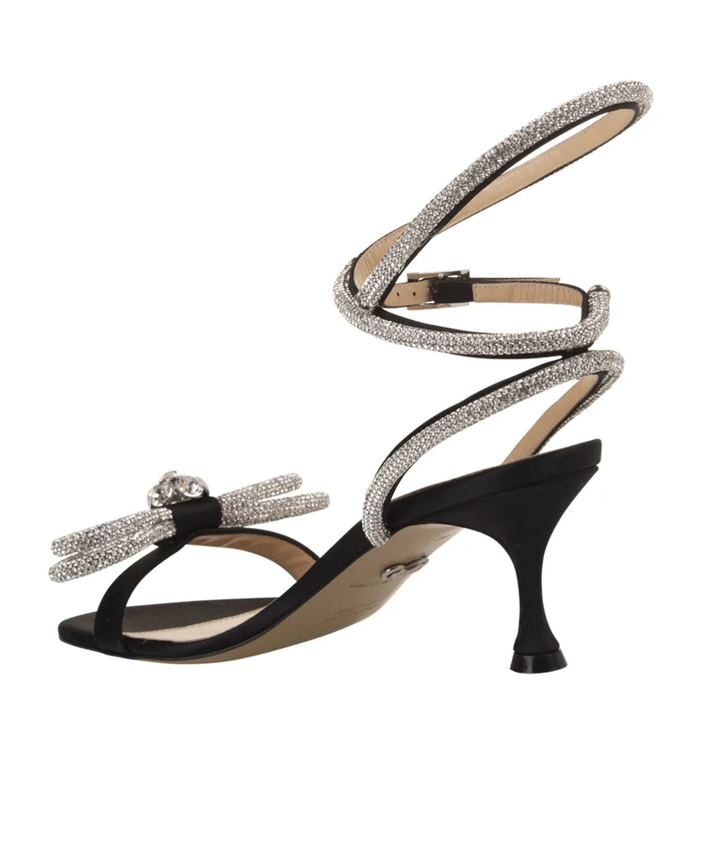 Bow High-Heeled Sandals