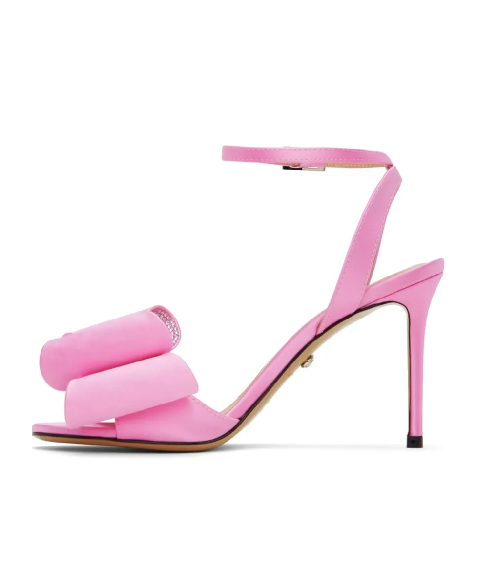 Bow Tie High-Heeled Sandals