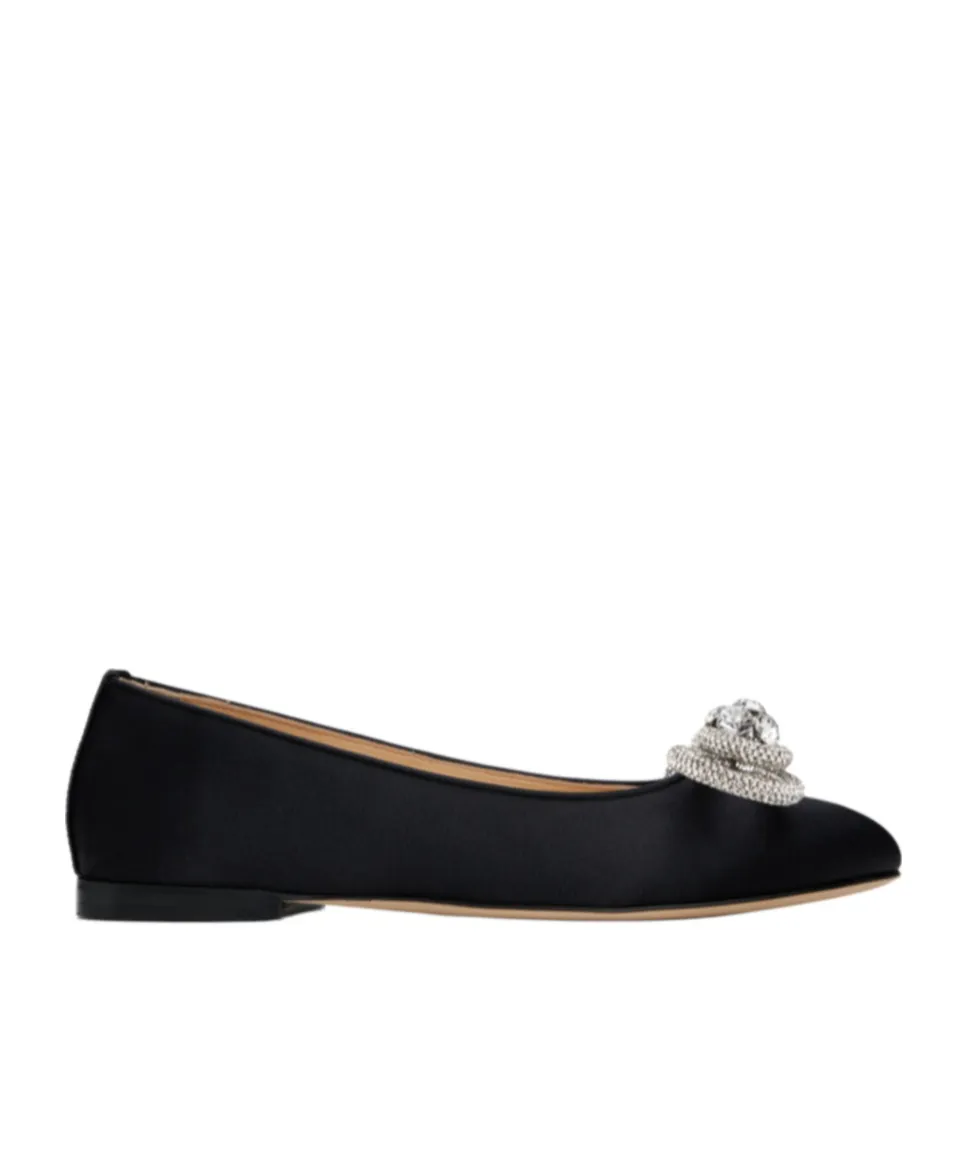 Double Bow 10 Ballet Flats