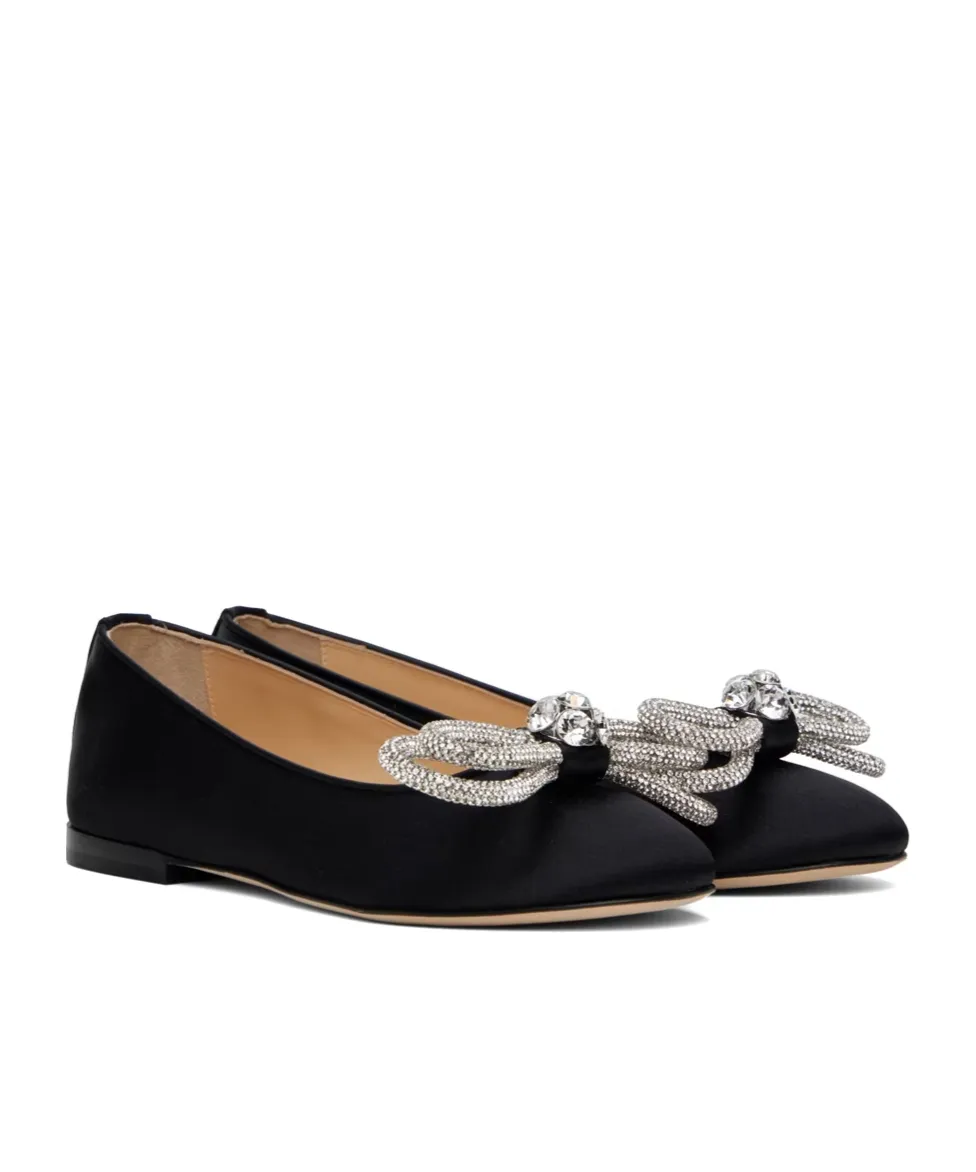 Double Bow 10 Ballet Flats