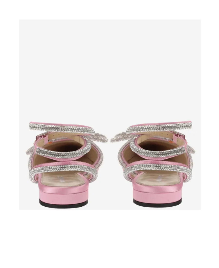 Pointed Bow Flat Shoes