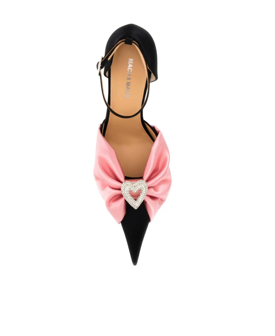 Bow Detailed Pointed Toe Pumps