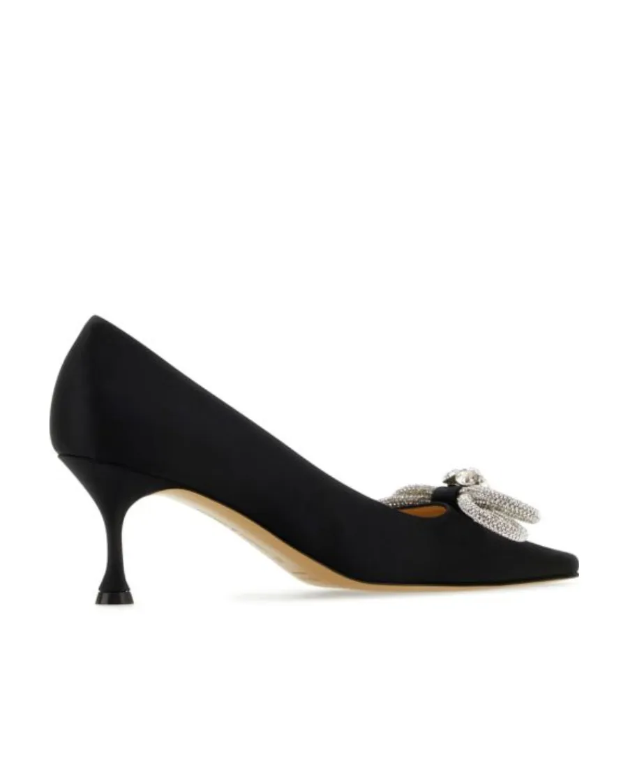 Double Bow Pointed Toe Pumps
