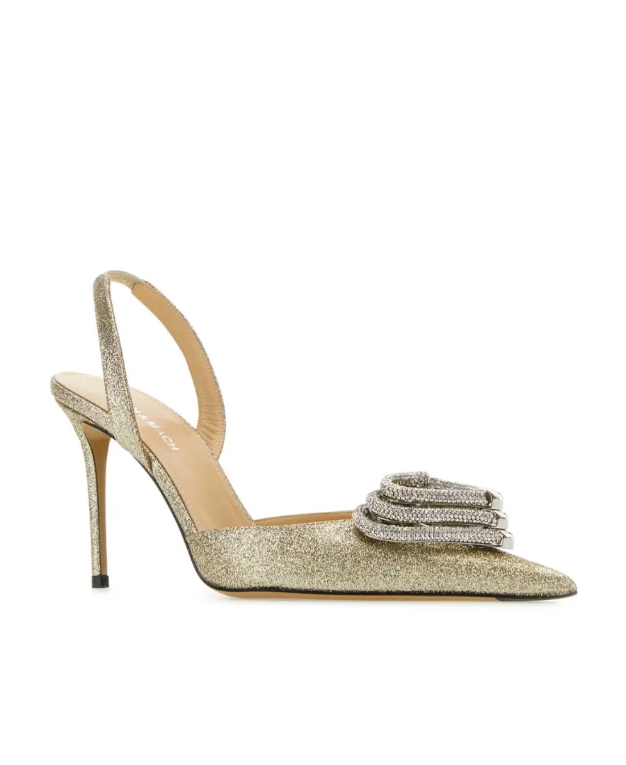 Triple Heart Slingback Pumps