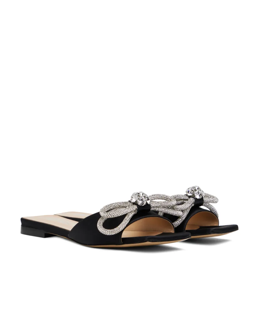 Double Bow Flat Mules