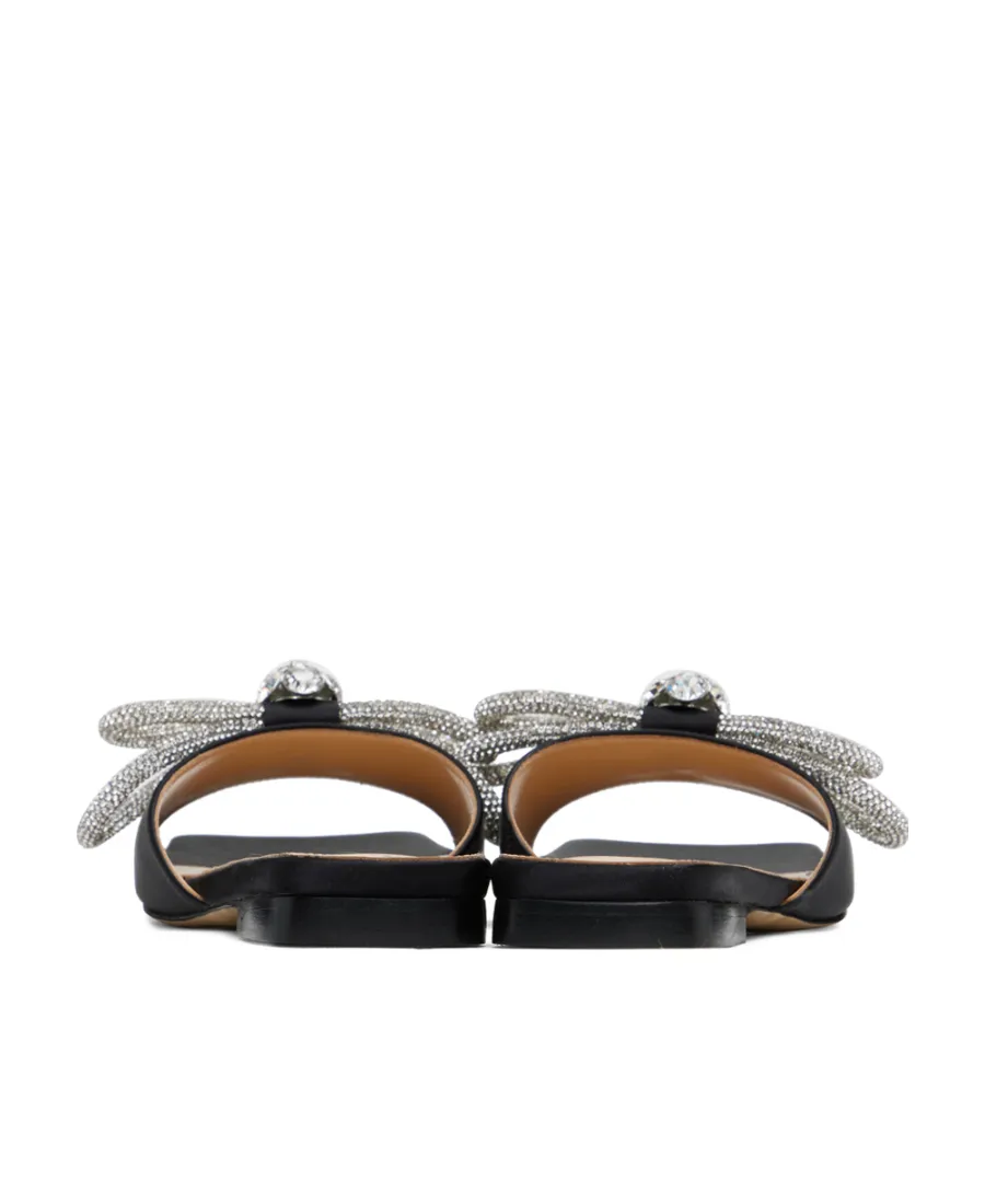 Double Bow Flat Mules