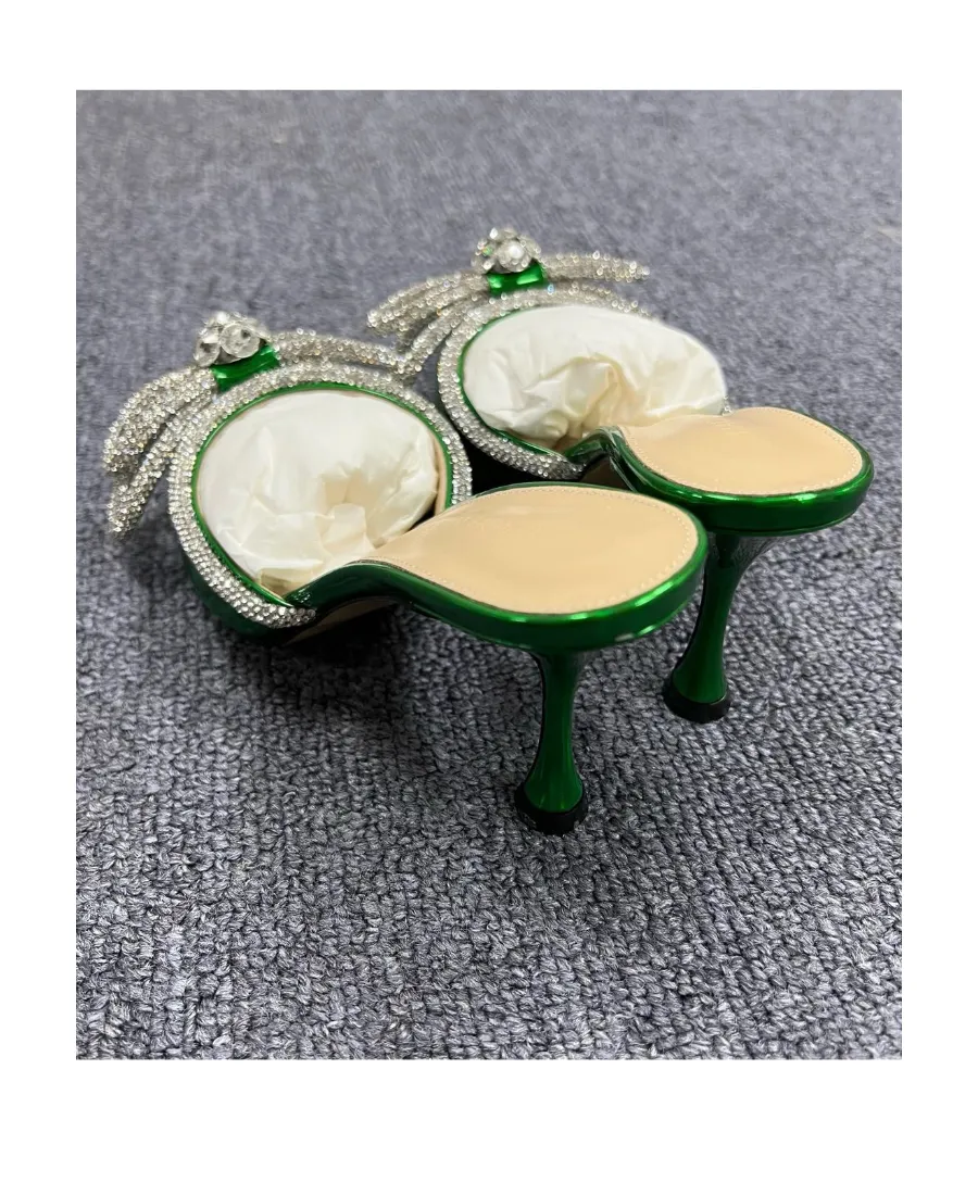 Double Bow Muller High Heels