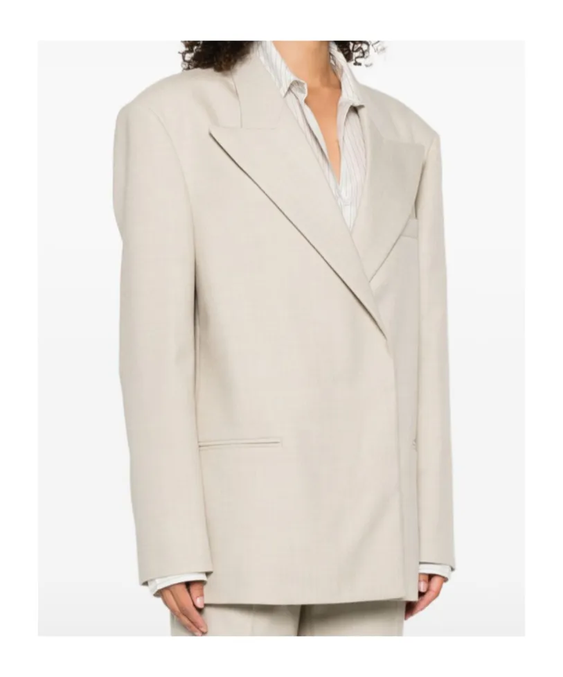 Long-Sleeved Suit Jacket