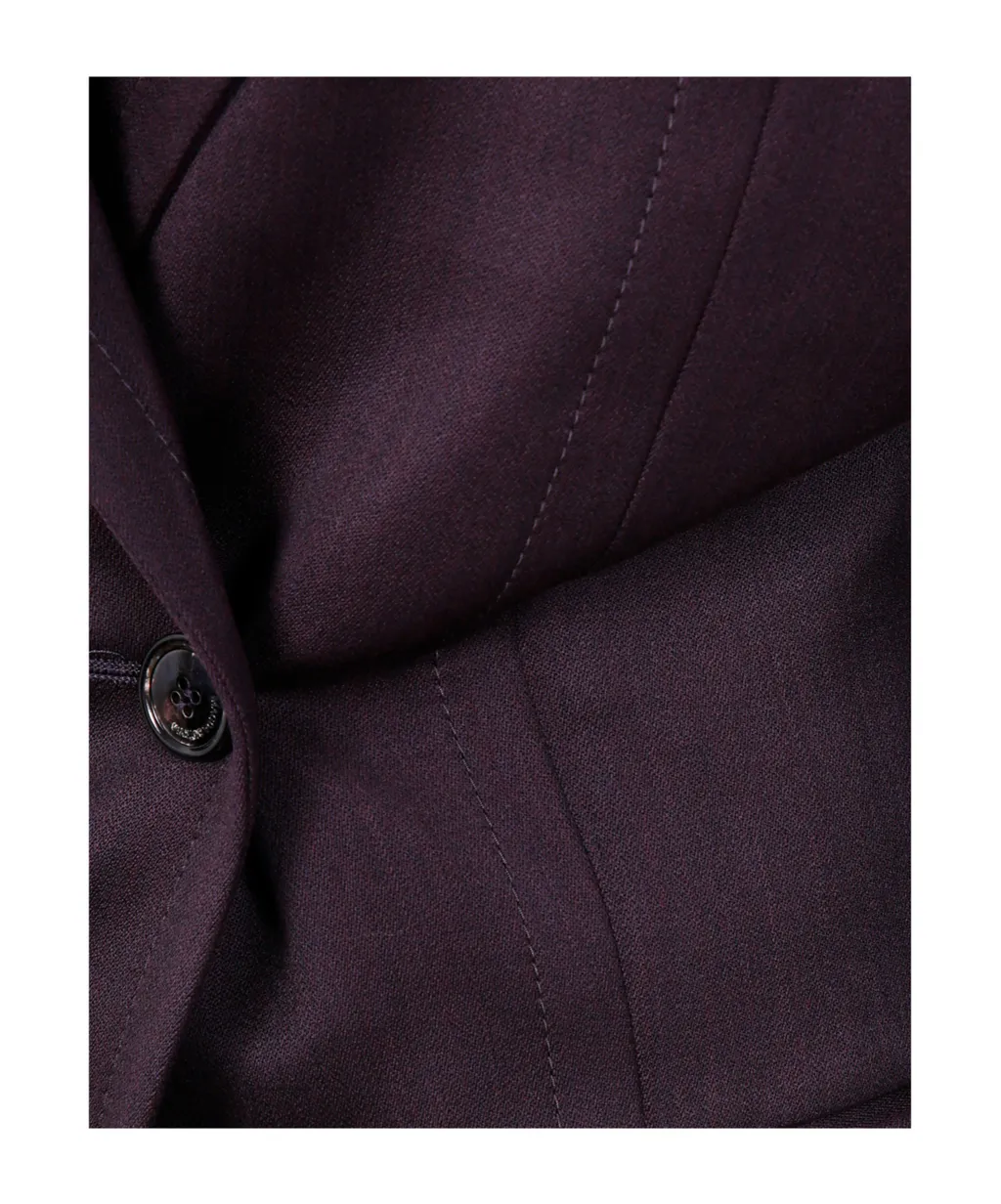 Long Sleeved Pinstripe-Detail Blazer