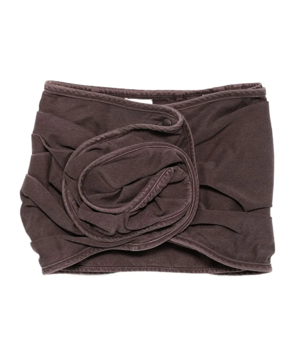 Mini Draped Skirt