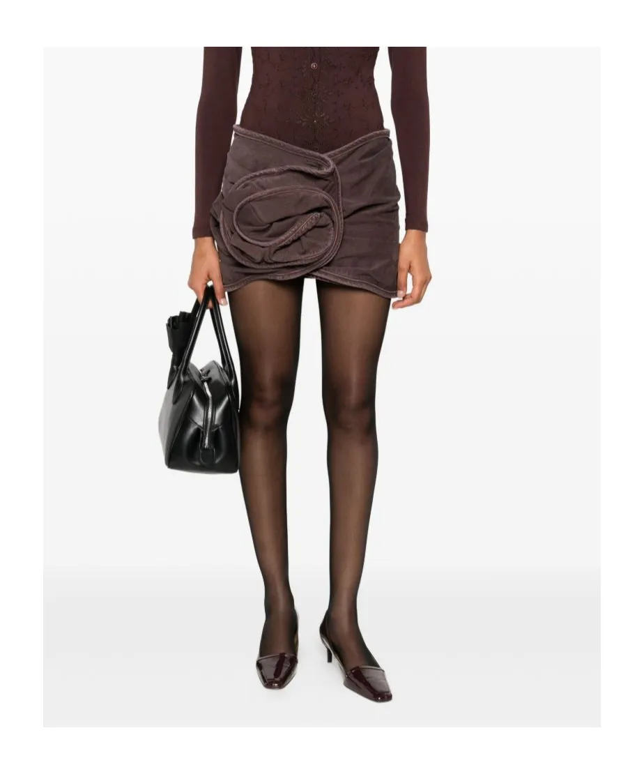 Mini Draped Skirt