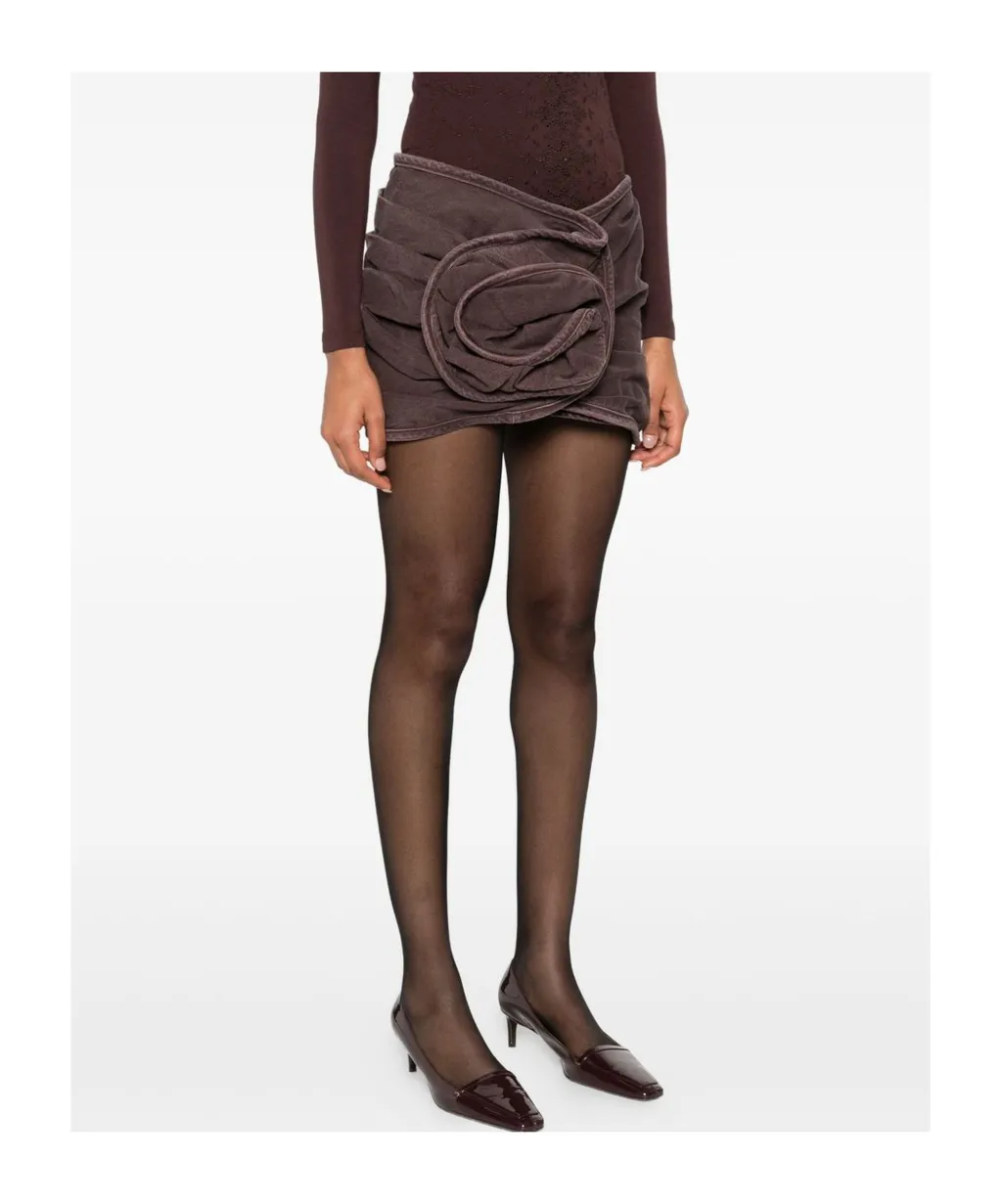 Mini Draped Skirt