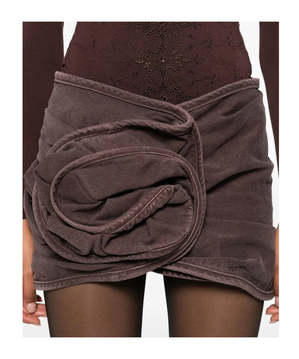 Mini Draped Skirt