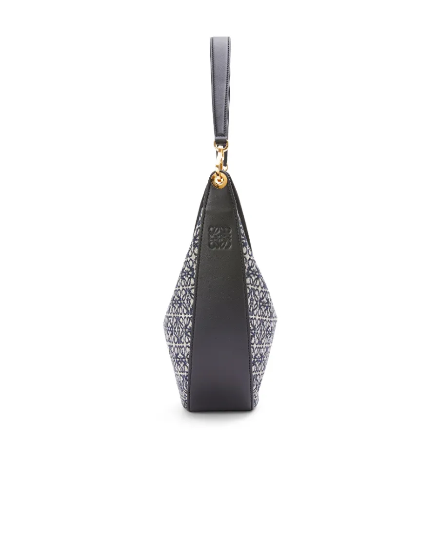 Luna Bag In Anagram Jacquard And Classic Calfskin