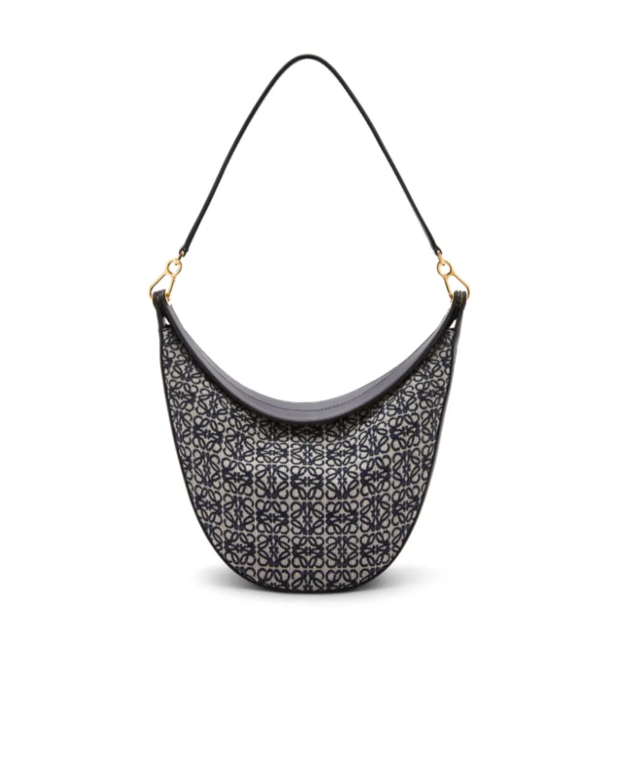 Luna Bag In Anagram Jacquard And Classic Calfskin
