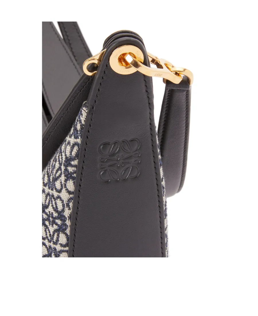 Luna Bag In Anagram Jacquard And Classic Calfskin