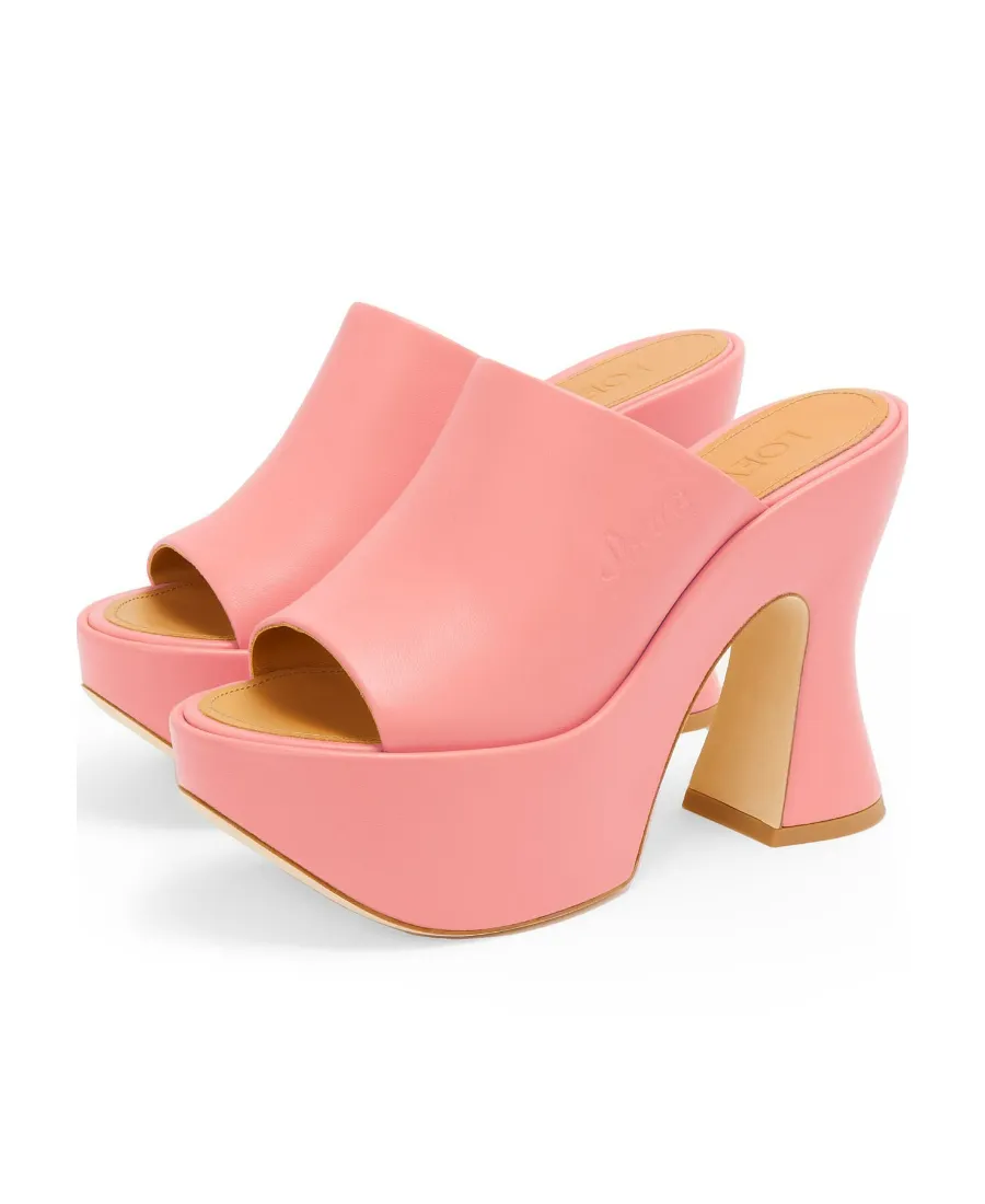Platform Mule In Lambskin