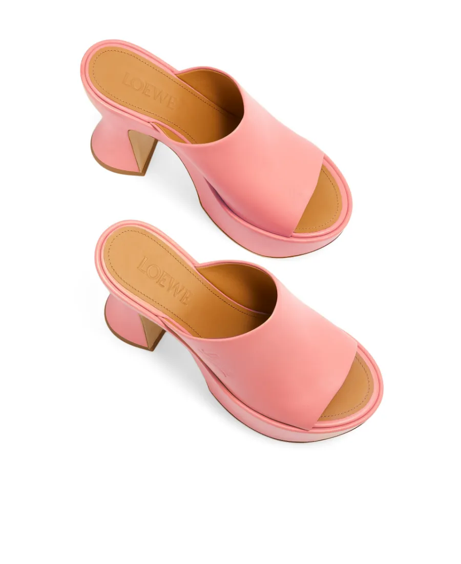 Platform Mule In Lambskin