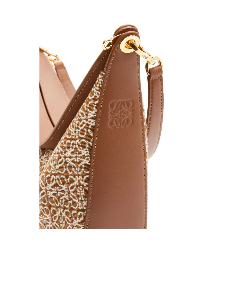 Luna Bag In Anagram Jacquard And Classic Calfskin