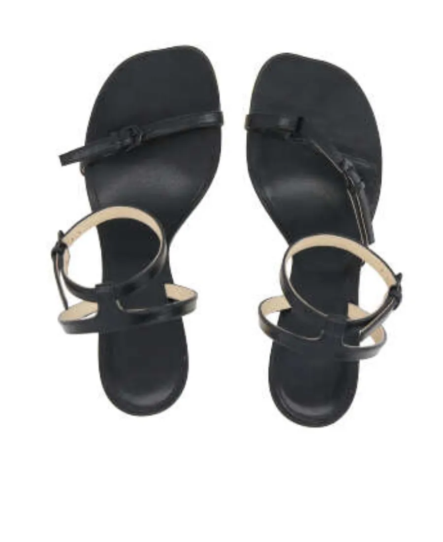 Petal Stiletto Ankle Strap Sandals