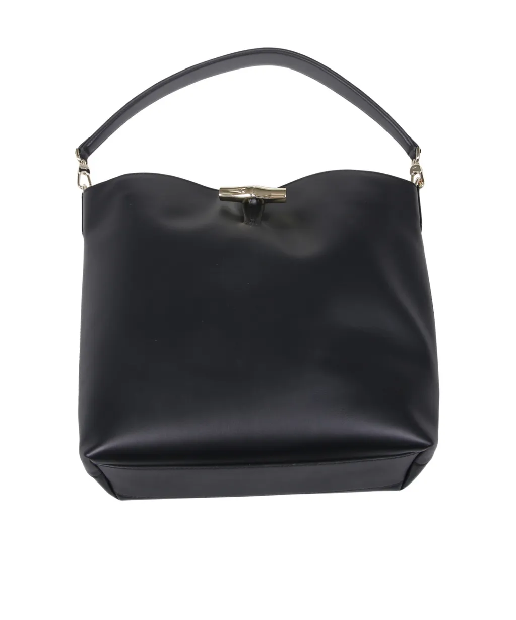 Le Roseau Medium Leather Shoulder Bag