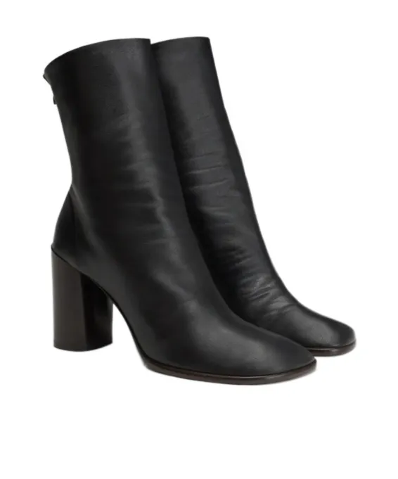 Anatomic Zip-Detail Block-Heel Boots