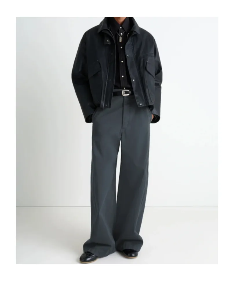 Side-Tabs Trousers