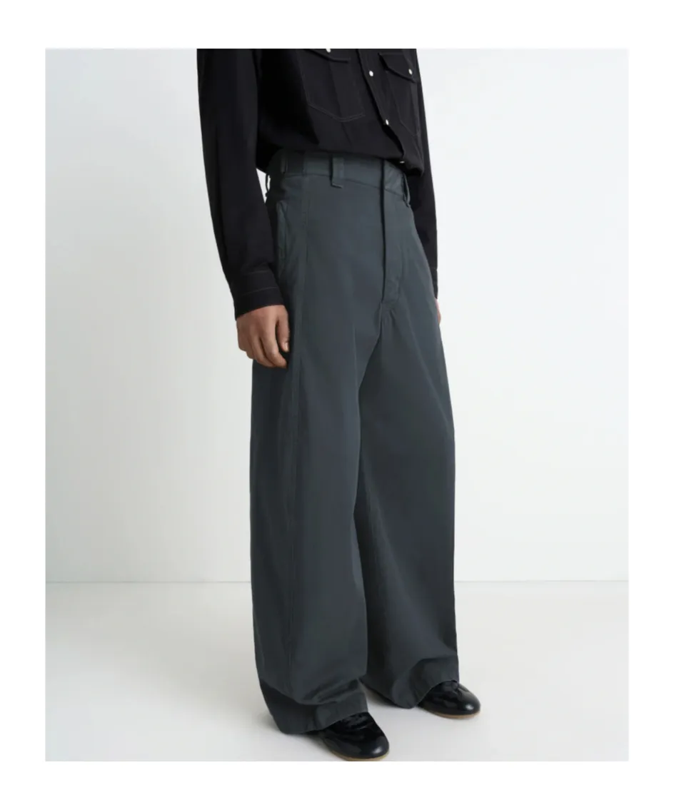Side-Tabs Trousers