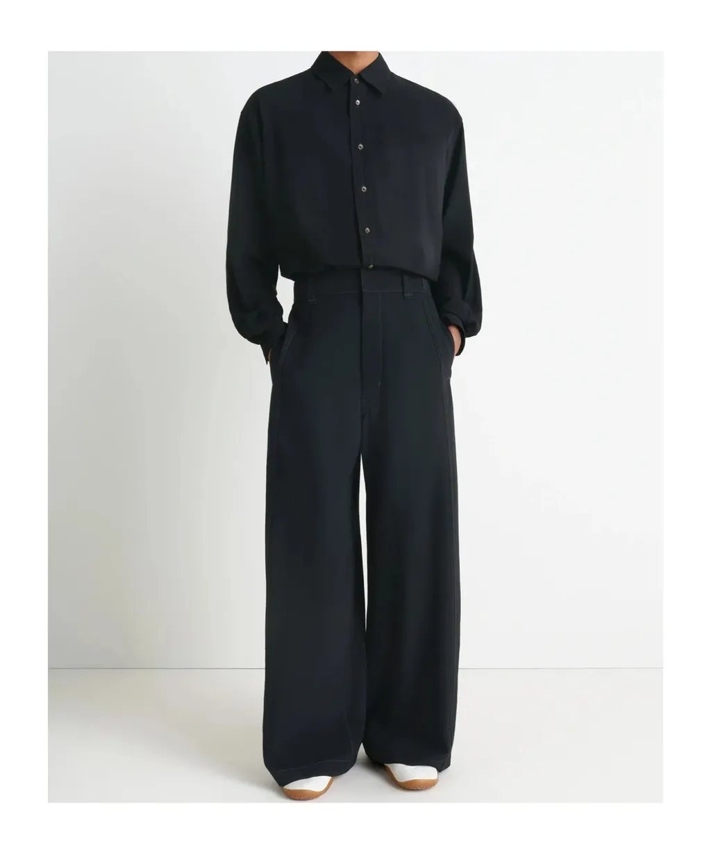 Pleat Detailed Long-Sleeved Shirt