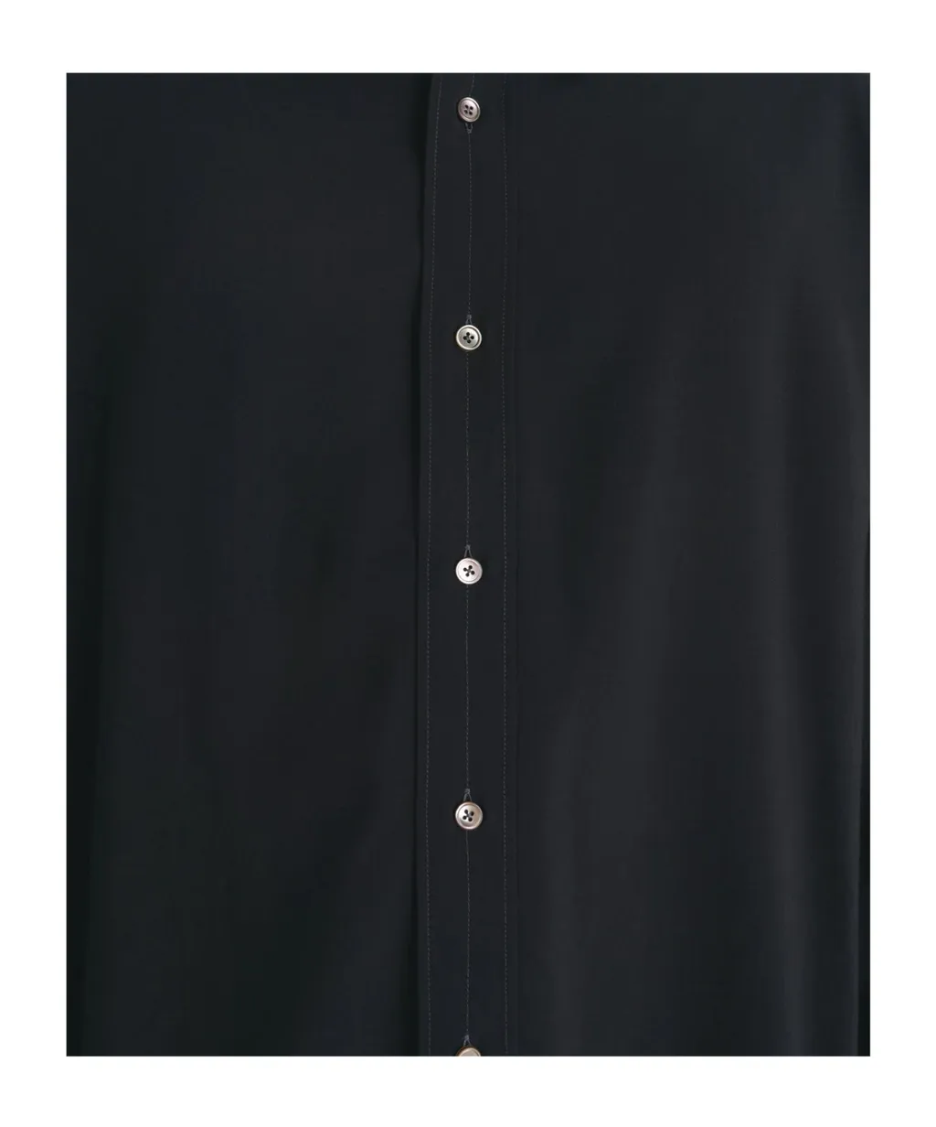 Pleat Detailed Long-Sleeved Shirt
