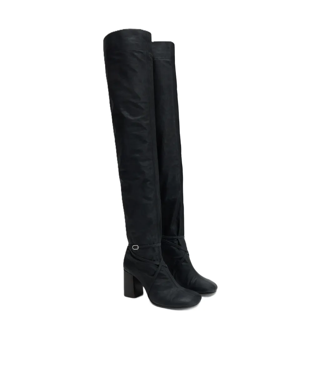 Knotted Anatomic High Boots