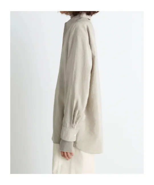 Tied-Neck Buttoned Shirt