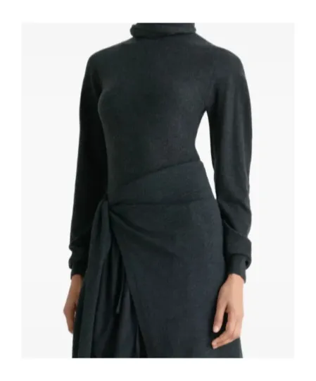 Crew-Neck Wool Top