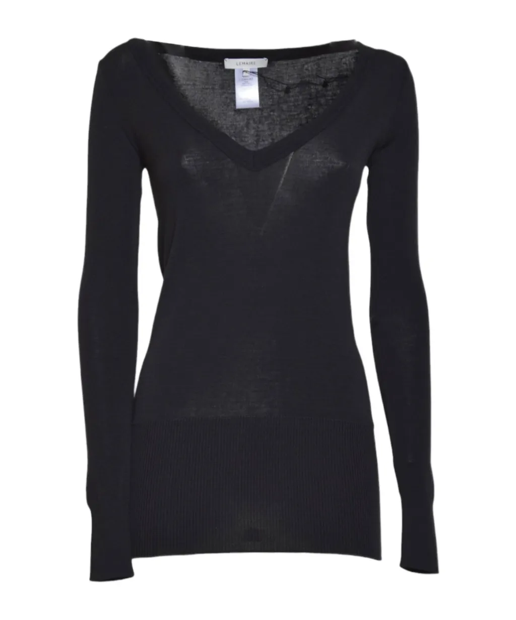 V-Neck Knitted Jumper