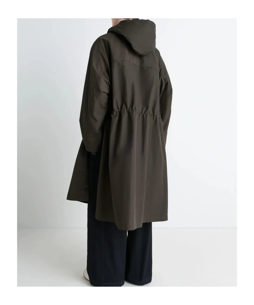 Utility Raincoat Water Repellent Polyamide Linen Cotton