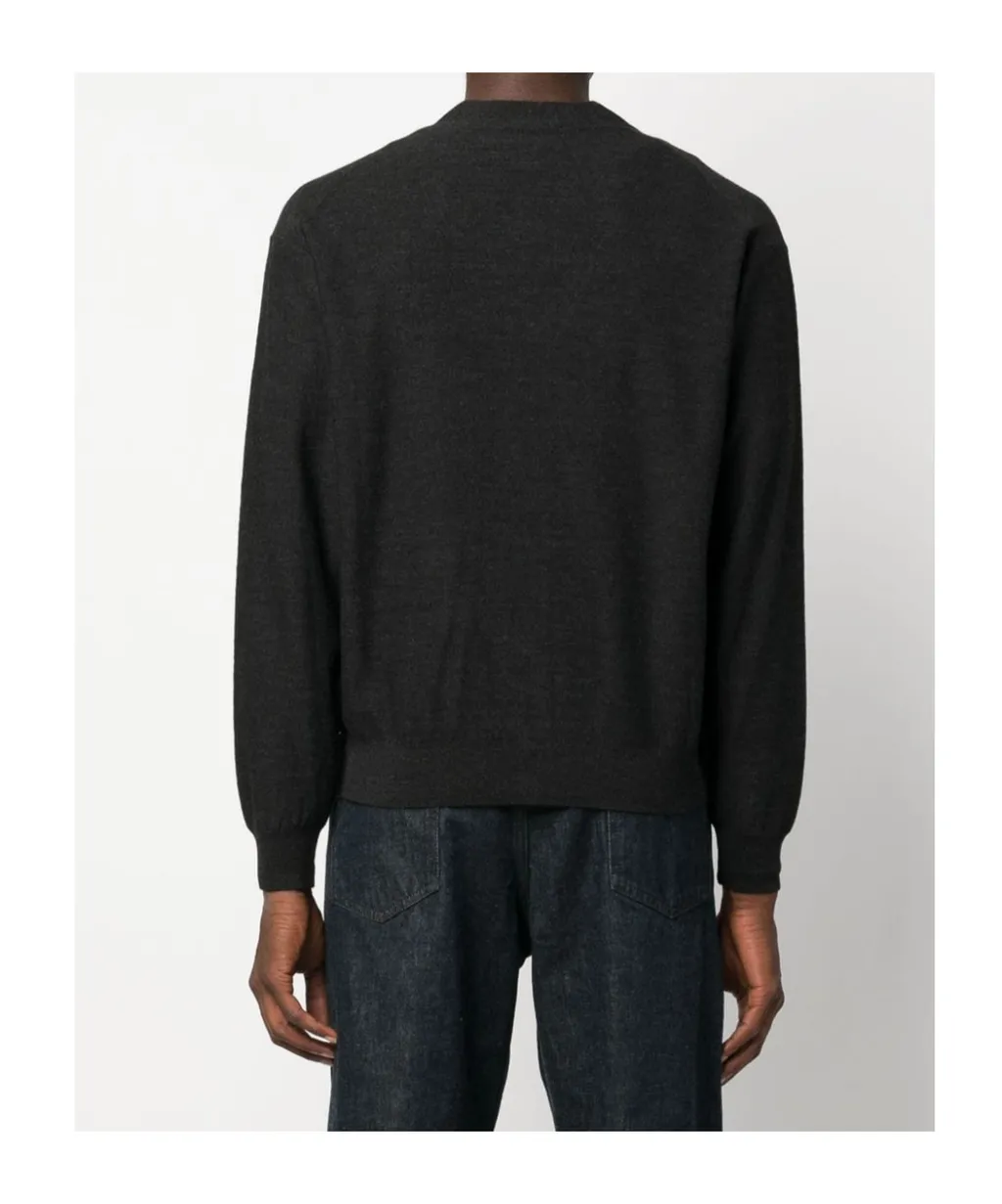 Long-Sleeved Knitted Cardigan