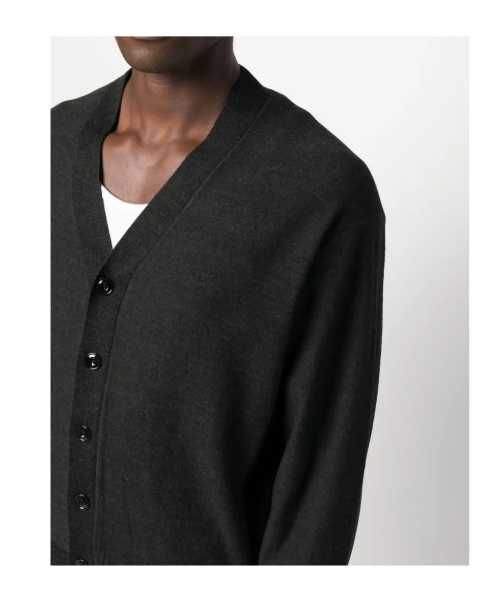 Long-Sleeved Knitted Cardigan