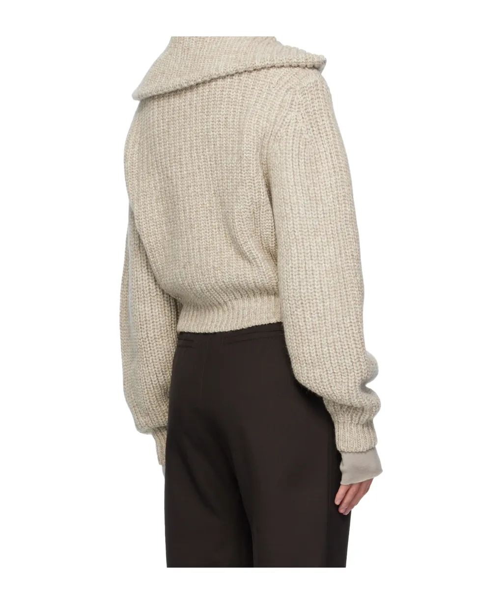 Long Sleeved Zipped Cardigan