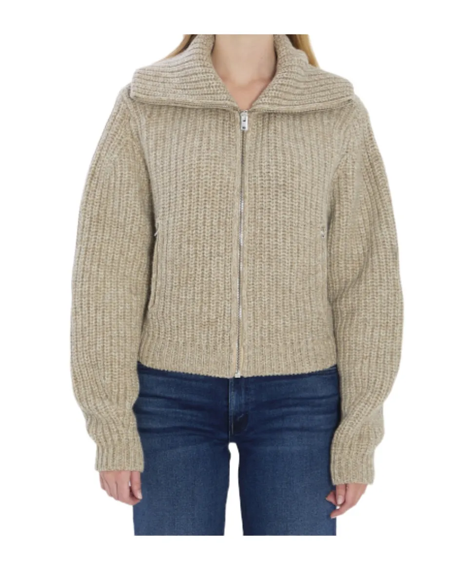 Long Sleeved Zipped Cardigan