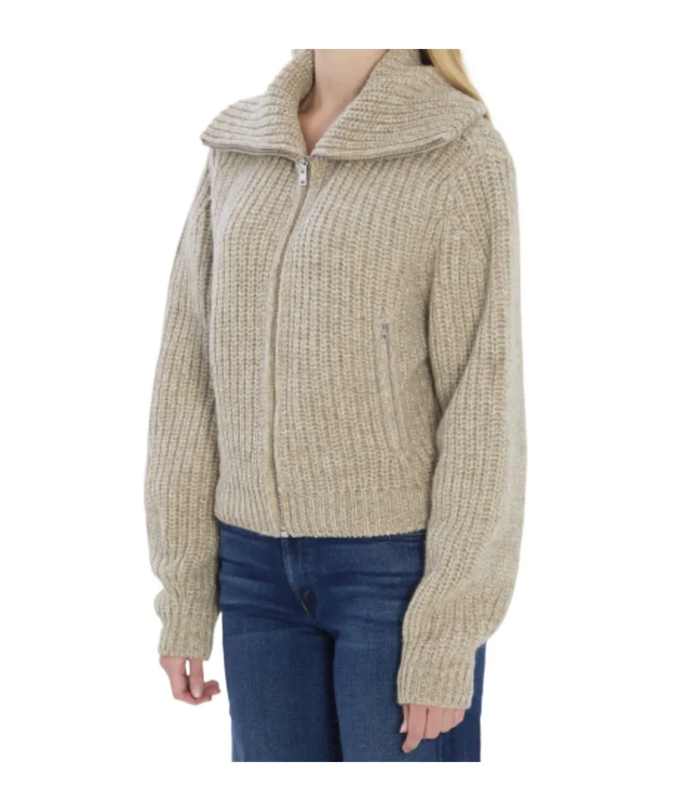 Long Sleeved Zipped Cardigan