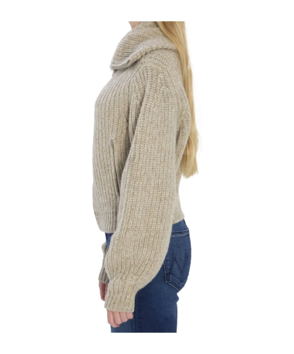 Long Sleeved Zipped Cardigan