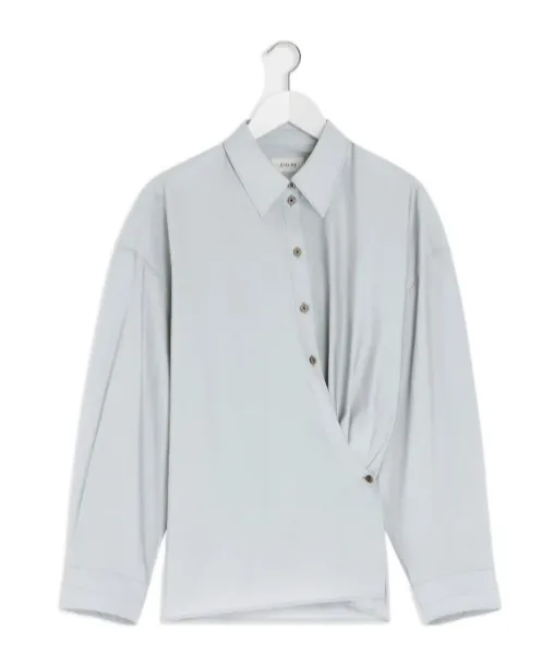Long Sleeved Twisted Shirt