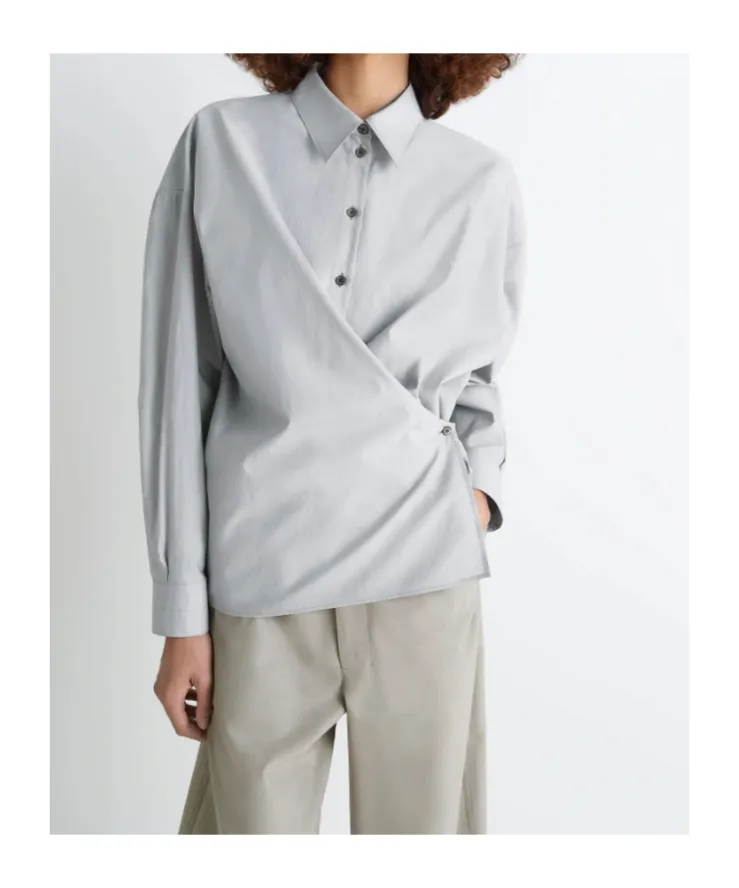 Long Sleeved Twisted Shirt