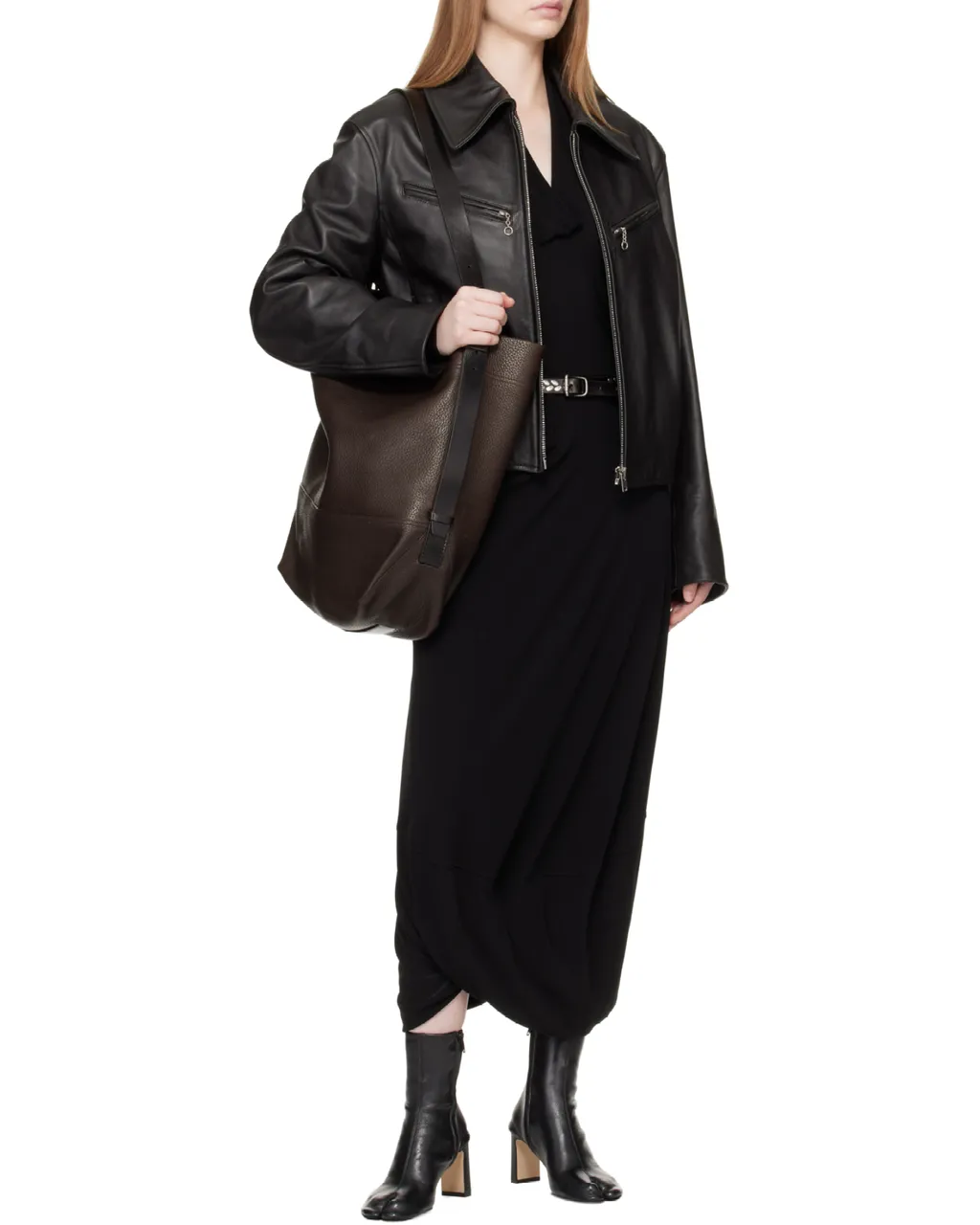 Belted Top Handle Bag