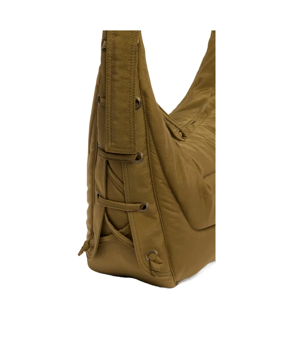 Large Soft Game Quilted Shoulder Bag