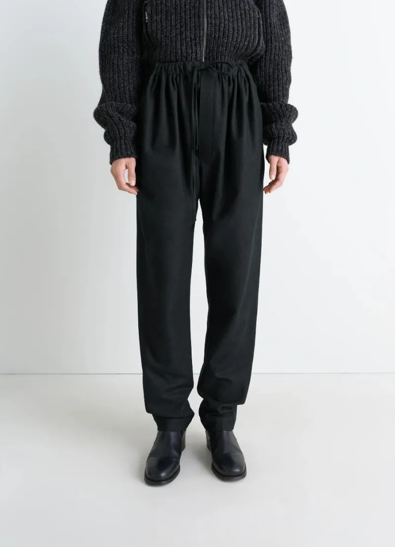 Drawstring Straight-Leg Pants