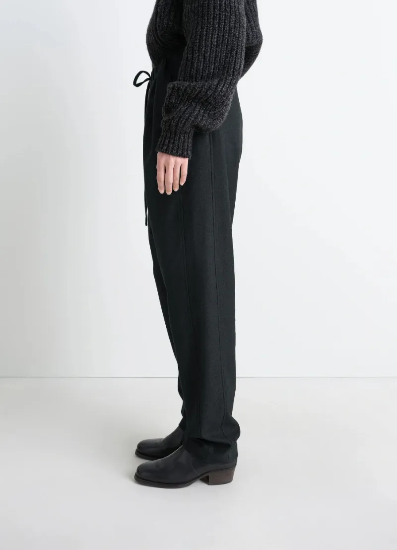 Drawstring Straight-Leg Pants